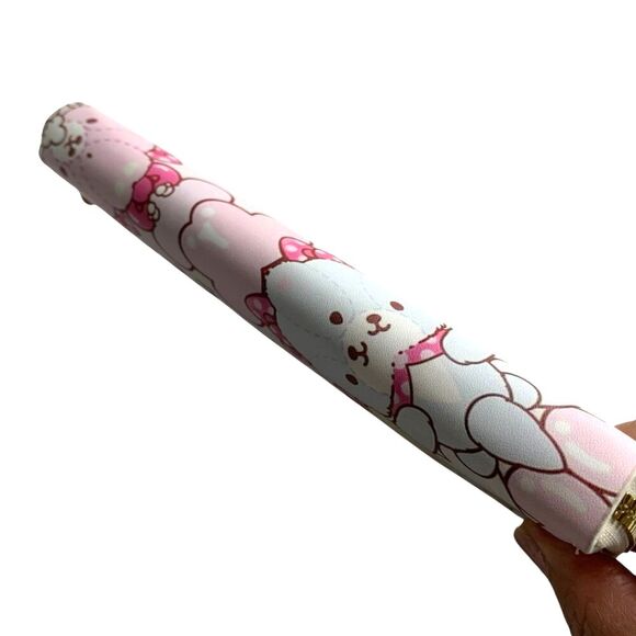 Hello Kitty Zip Around Wallet Pink and White Wallet 7.5" x 4" - Picture 4 of 7